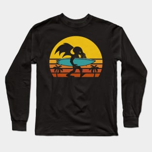 Surfer Cthulhu Long Sleeve T-Shirt